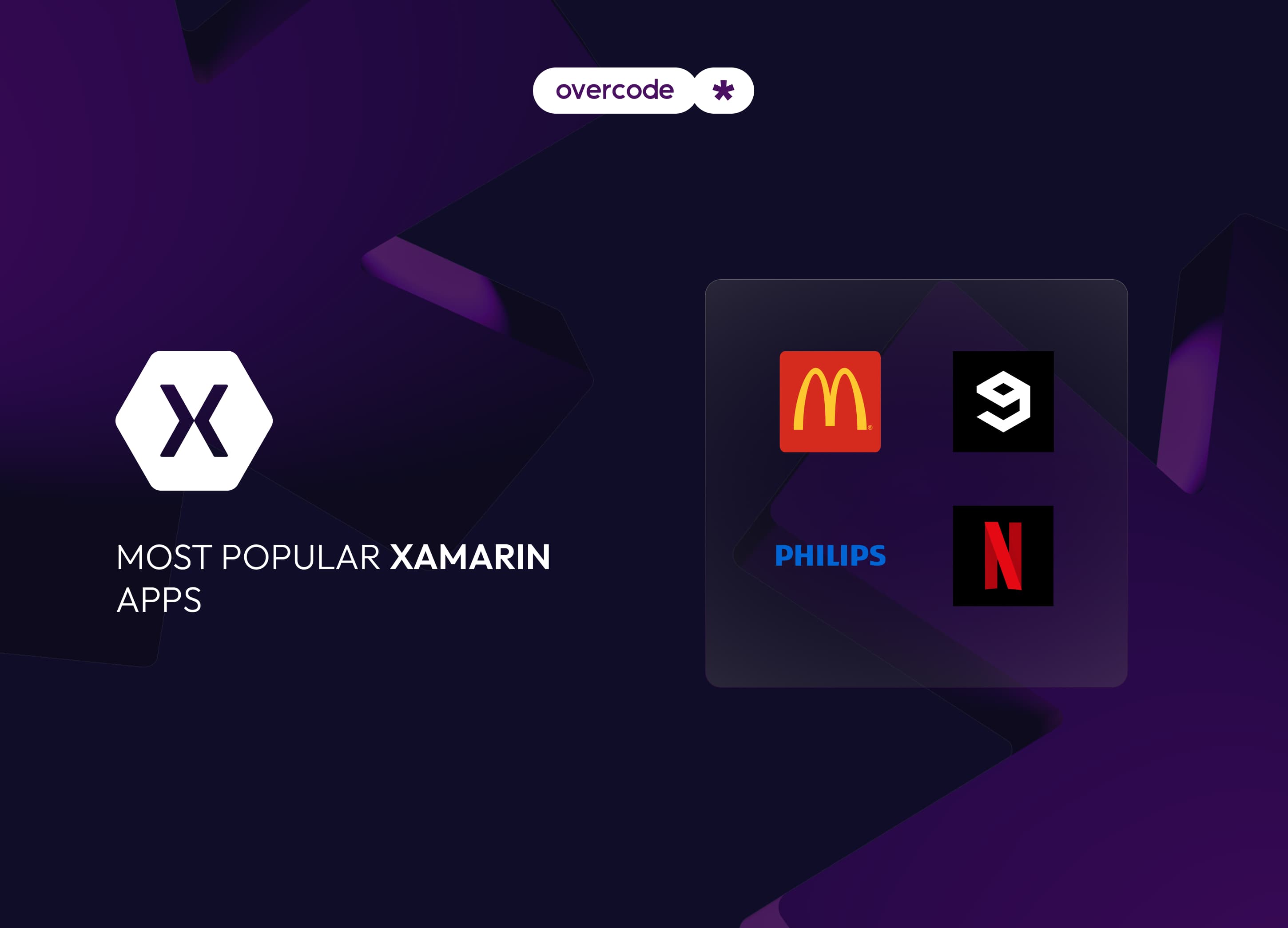 Popular apps built with Xamarin